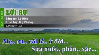 Karaoke Lời ru - Beat Duy Phường