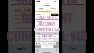 GET HUGE DISCOUNTS OFF YOUR SHEIN PURCHASE FULL VID CICBEAUTYTV