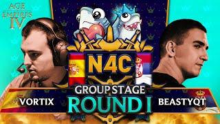 VortiX vs Beastyqt - $100,000 N4C Main Event Day 1 - (off-site commentary)