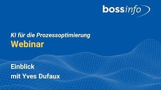 Webinar «KI für die Prozessoptimierung»