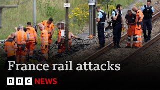 Paris Olympics:  arson attacks bring chaos to French rail network before opening ceremony | BBC News