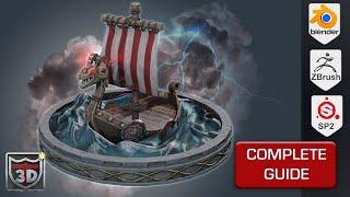 Unleash the Power of Blender 3: Create a Stylized Viking Boat in Just 5 Steps!