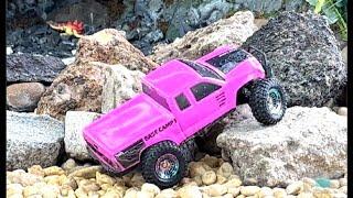 Axial SCX24 Basecamp: Unboxing, 1st Run & Review (Pretty In Pink) #rc #axialrc #axialadventure #ny