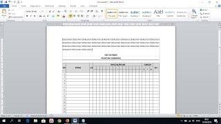 Cara Copy Tabel Excel ke Word Agar Hasilnya Rapi