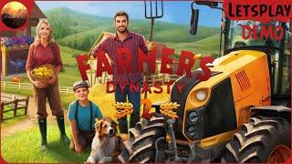 Farmers Dynasty 2 - Первый взгляд на игру (Demo Letsplay)