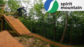 New Trails at Spirit Mountain! - Wild Cat Rework + Happy Hub Connector - Duluth, MN