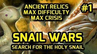 Stellaris ANCIENT RELICS DLC Gameplay Part #1 Let's Play Highest Difficulty + Roleplay SNAIL WARS