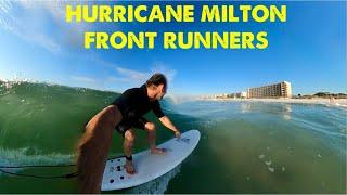 Catching Hurricane Milton Front Runners!!! Surfing Fort Walton Beach Destin Gulf Coast Florida Drone