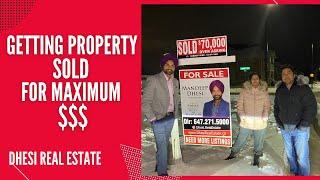 Happy Homeowners, for Just Sold by Dhesi Real Estate Over-asking $70K