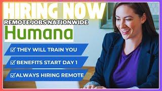 Humana Remote Jobs Hiring Immediately! (They Will Train You + Benefits on Day 1)