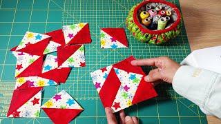 Amazing idea of sewing with pieces of fabricNew sewing trick