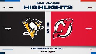 NHL Highlights | Penguins vs. Devils - December 21, 2024