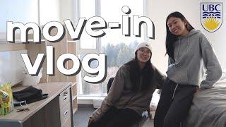 College Dorm Move-In Vlog | UBC