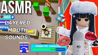 Roblox ASMR ~ 30 minutes of INTENSE layered MOUTH SOUNDS Part 2  (NO TALKING)