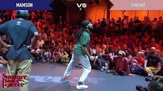 Mamson vs Kwamé SEMI FINAL House Dance Forever | Summer Dance Forever 2023