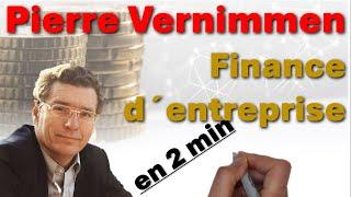 Qui est l´expert financier Pierre Vernimmen?