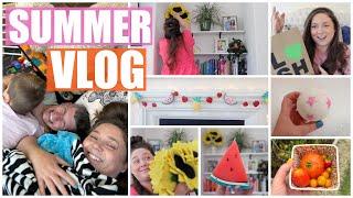 A Very Summer-y Vlog! Summer Decor, Summer Food, Summer Garden & Summer Fun ️