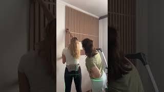Ремонт в спальне своими руками! Идеи для интерьера. Красим стеновые панели краской Броско  #diy