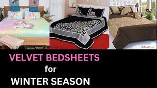 WARM BEDSHEETS || BEDSHEETS FOR WINTER | VELVET BEDSHEETS #amazon #winter #bedsheets #viral #freshen