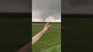 ️ Mile wide Tornado in Iowa UP CLOSE