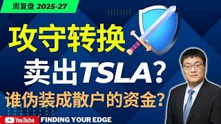 【美股分析】TSLA减仓+仓位下调：主力正在“装散户”？