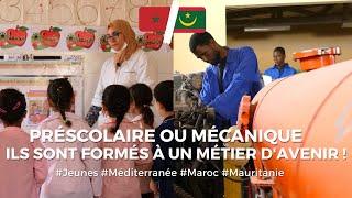 Préscolaire ou dans la mécanique,  ils sont formés à un métier #Maroc #Mauritanie