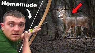 I Hunted Deer with a Homemade Bow!