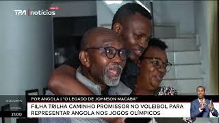 Por Angola-  Filha trilha caminho promissor no voleibol para representar Angola nos jogos Olimpicos