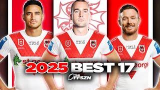 2025 St George-Illawarra Dragons Predicted Line-up