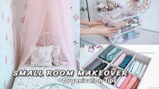 Small Room Makeover On A BUDGET | ORGANIZATION TIPS AND HACKS | Slow Living [SUB]