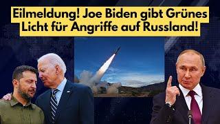 Grünes Licht! Joe Biden Gibt Ukraine Langstrecken-Raketen Für Angriffe Tief in Russland! ESKALATION