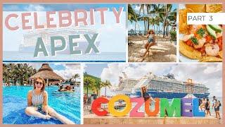 Sail Away on Celebrity Apex to Cozumel Mexico | Paradise Beach Beach Club