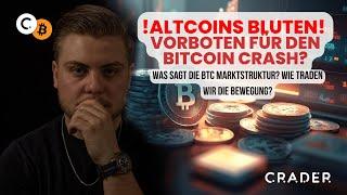 Altcoins bluten! Sind das die klaren Vorboten? Bitcoin Chartupdate! Das ist die aktuelle Lage!