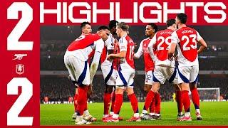 HIGHLIGHTS | Arsenal vs Aston Villa (2-2) | Martinelli, Havertz | Premier League