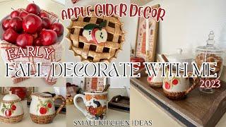 *NEW* 2023 FALL DECORATE WITH ME! FALL KITCHEN IDEAS 2023,  APPLE CIDER DECOR #fall2023 #falldecor