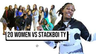 20 Women vs 1 Rapper : Stackboi Ty #detroitedition