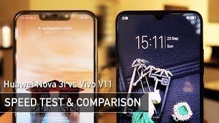 Huawei Nova 3i vs Vivo V11 SPEED TEST | Zeibiz
