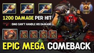 EPIC MEGA COMEBACK Lifestealer Giant Ring & 3x Divine Rapier +1200 Damage Per Hit 7.36b DotA 2