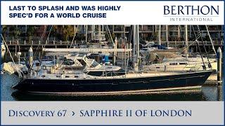 Discovery 67 (SAPPHIRE II OF LONDON), with Sue Grant - Yacht for Sale - Berthon International (1)