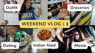 Weekend vlog | Grocery shopping | Indian food and Movie | Life in Ireland 