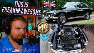 American Reacts to the MGB GT V8 Coupe - POV Drive & Sounds