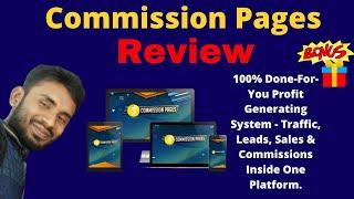 Commission Pages Review, Demo+Bonuses ️How To Make Easy Commissions Without A Website 