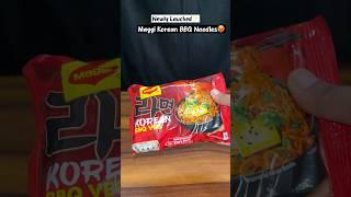 Newly Launched Maggi Korean BBQ Veg Noodles|| Ramen Review || #youtubeshorts #koreannoodles #ramen