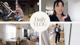 Week in my life VLOG | First time solo parenting, Hosting Galentines, House projects, and more!