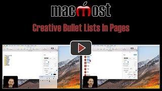 Creative Bullet Lists In Pages (#1659)