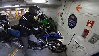 The wrong way to get a bike off a car ferry