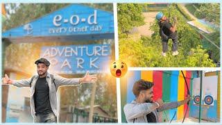 First time on Adventure park  | itne uper se slide  | popper vishal vlog