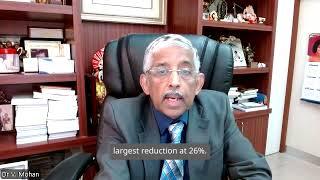 Dr V Mohan, Chairperson of Dr. Mohan's Diabetes Specialities Centre