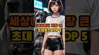 세계에서 가장 큰 초 대형견 top5 #shorts