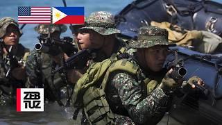 U.S & Philippine Marines in Amphibious Assault During Military Exercise